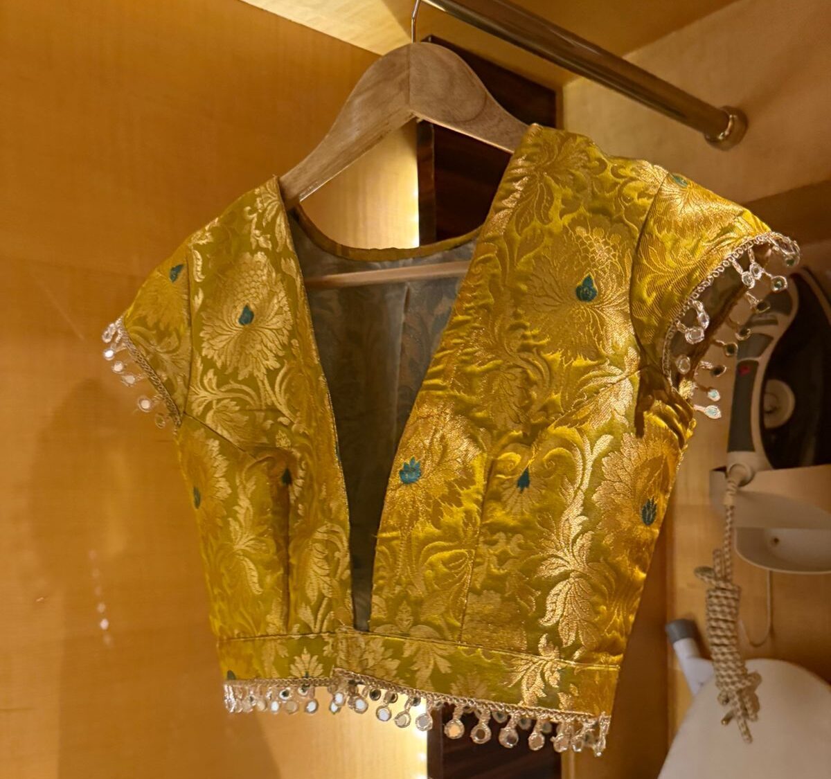 intricate detailing blouse